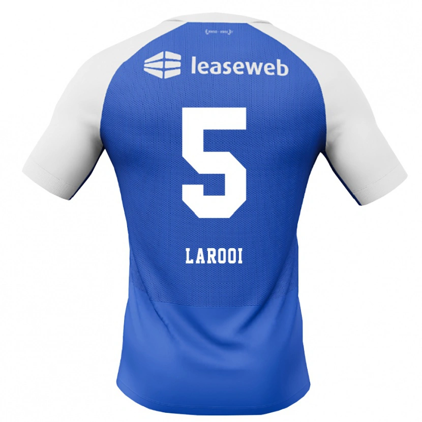 Danxen Kobiety Finn Larooi #5 Niebieski Królewski Czerwony Biały Wyjazdowa Koszulka 2026/27 Koszulki Klubowe