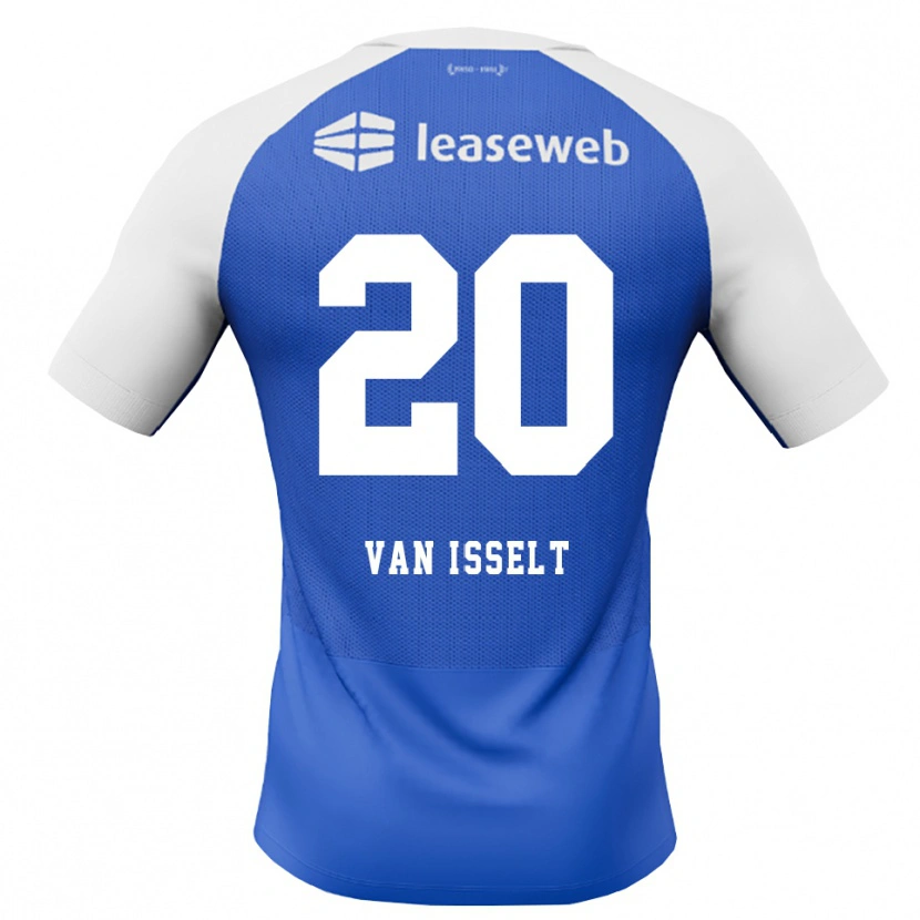 Danxen Kobiety Taecke Van Dam Van Isselt #20 Niebieski Królewski Czerwony Biały Wyjazdowa Koszulka 2026/27 Koszulki Klubowe