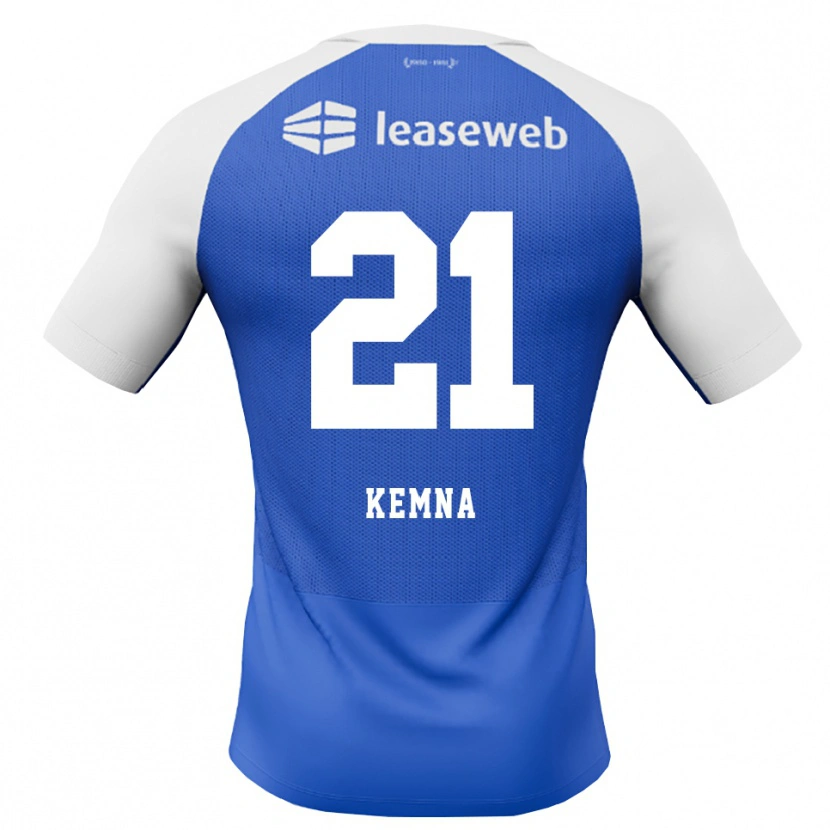 Danxen Kobiety Ties Kemna #21 Niebieski Królewski Czerwony Biały Wyjazdowa Koszulka 2026/27 Koszulki Klubowe