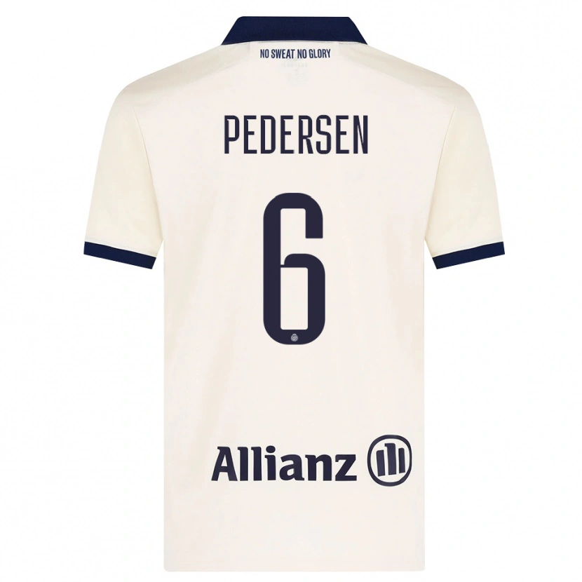 Danxen Kobiety Lara Pedersen #6 Beżowy Czarny Wyjazdowa Koszulka 2026/27 Koszulki Klubowe