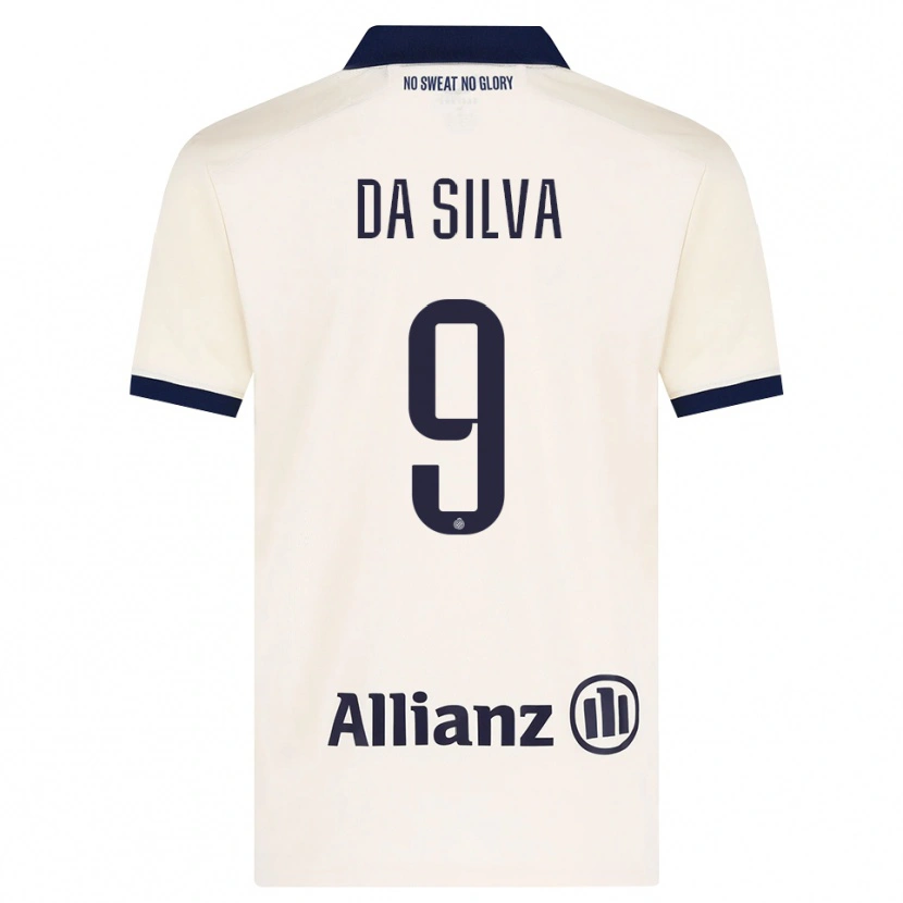 Danxen Kobiety Jessi Da Silva #9 Beżowy Czarny Wyjazdowa Koszulka 2026/27 Koszulki Klubowe