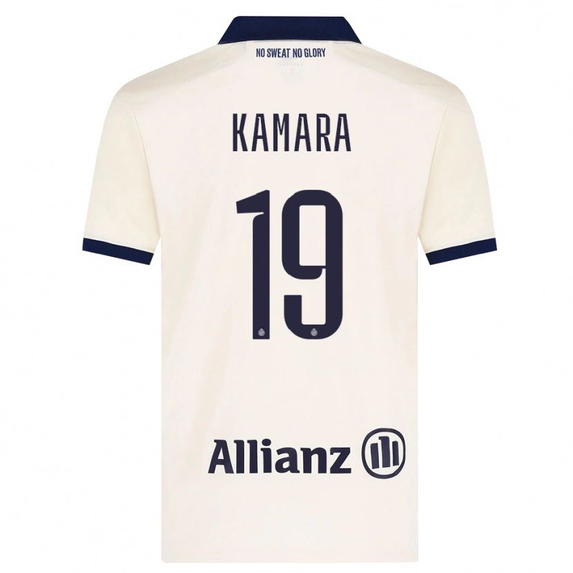 Danxen Kobiety Al-Hassan Kamara #19 Beżowy Czarny Wyjazdowa Koszulka 2026/27 Koszulki Klubowe