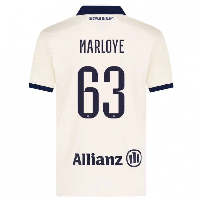 Danxen Kobiety Sacha Marloye #63 Beżowy Czarny Wyjazdowa Koszulka 2026/27 Koszulki Klubowe