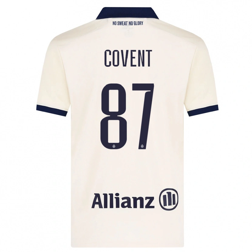 Danxen Kobiety Jorijn Covent #87 Beżowy Czarny Wyjazdowa Koszulka 2026/27 Koszulki Klubowe