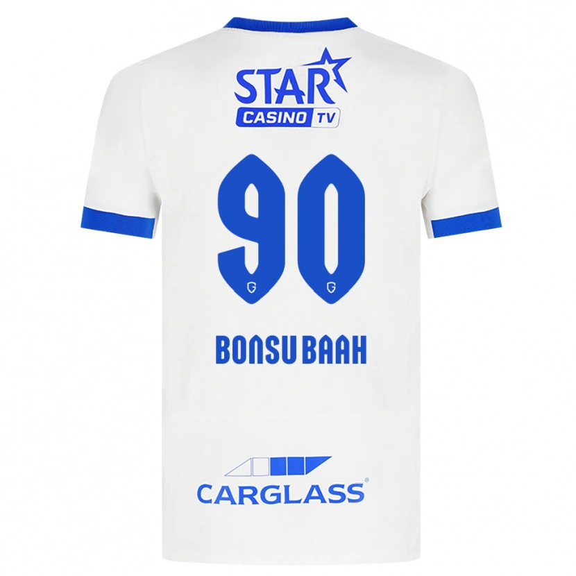 Danxen Kobiety Christopher Bonsu Baah #90 Biały Niebieski Wyjazdowa Koszulka 2026/27 Koszulki Klubowe