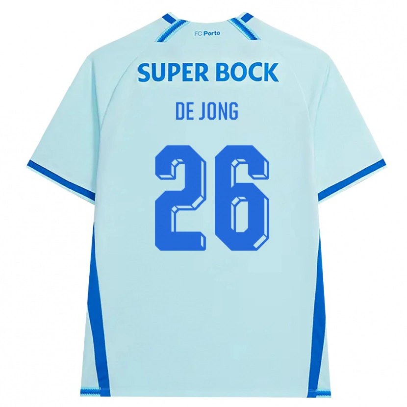 Danxen Kobiety Luuk De Jong #26 Jasny Cyjan Niebieski Trzeci Komplet Koszulka 2026/27 Koszulki Klubowe