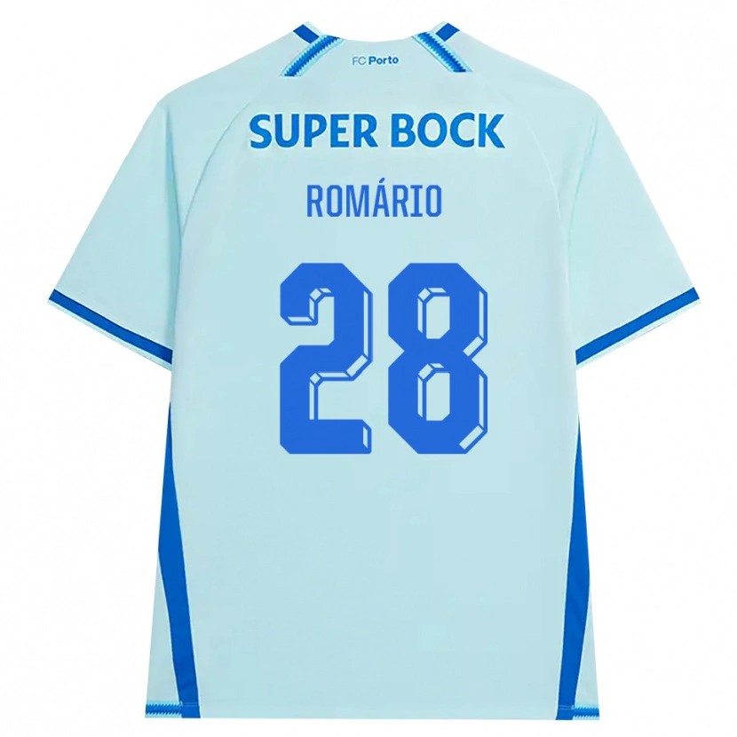 Danxen Kobiety Romario Baro #28 Jasny Cyjan Niebieski Trzeci Komplet Koszulka 2026/27 Koszulki Klubowe