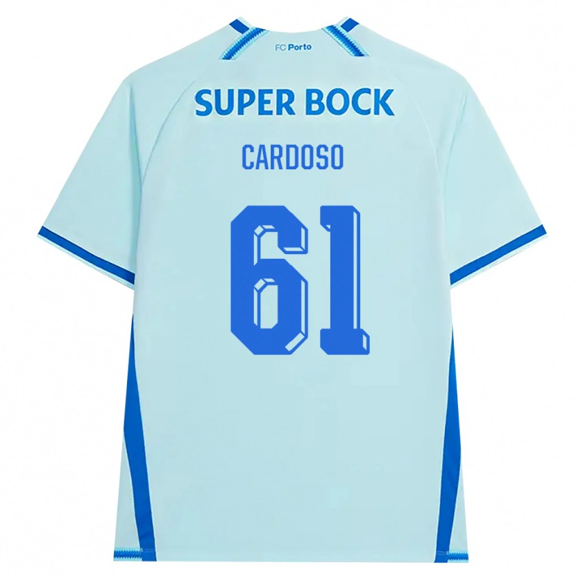 Danxen Kobiety Ivan Cardoso #61 Jasny Cyjan Niebieski Trzeci Komplet Koszulka 2026/27 Koszulki Klubowe