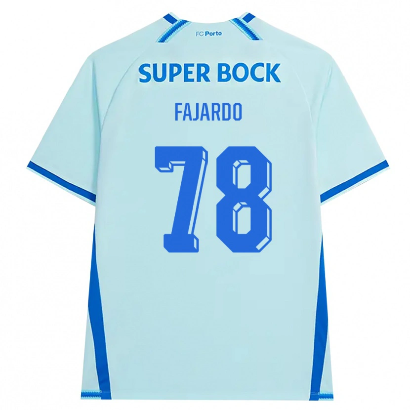 Danxen Kobiety Leonardo Fajardo #78 Jasny Cyjan Niebieski Trzeci Komplet Koszulka 2026/27 Koszulki Klubowe