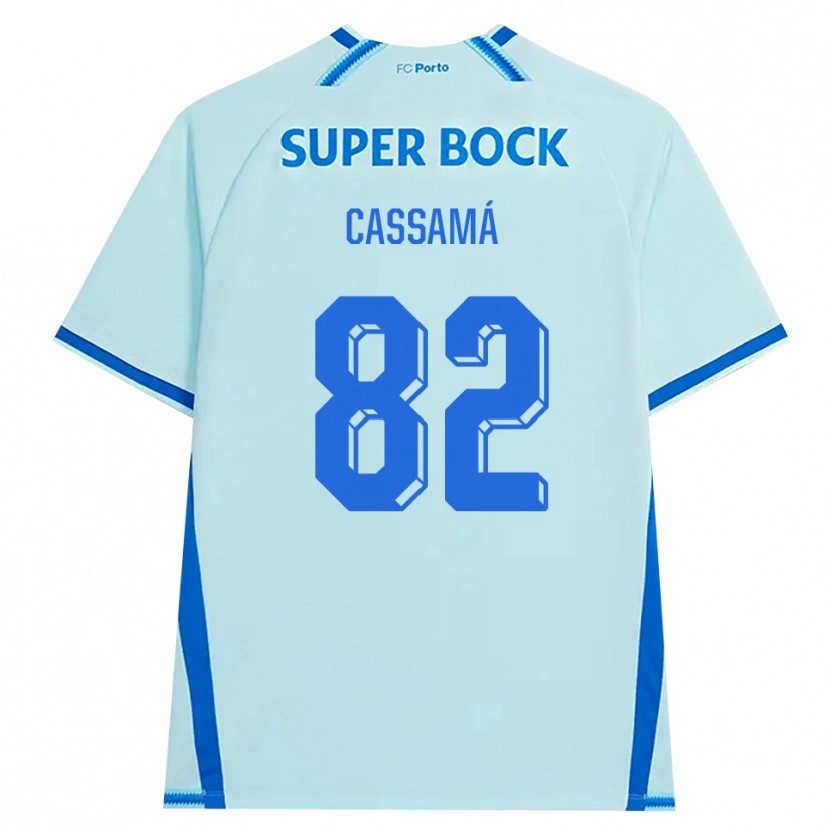 Danxen Kobiety Abdu Cassamá #82 Jasny Cyjan Niebieski Trzeci Komplet Koszulka 2026/27 Koszulki Klubowe