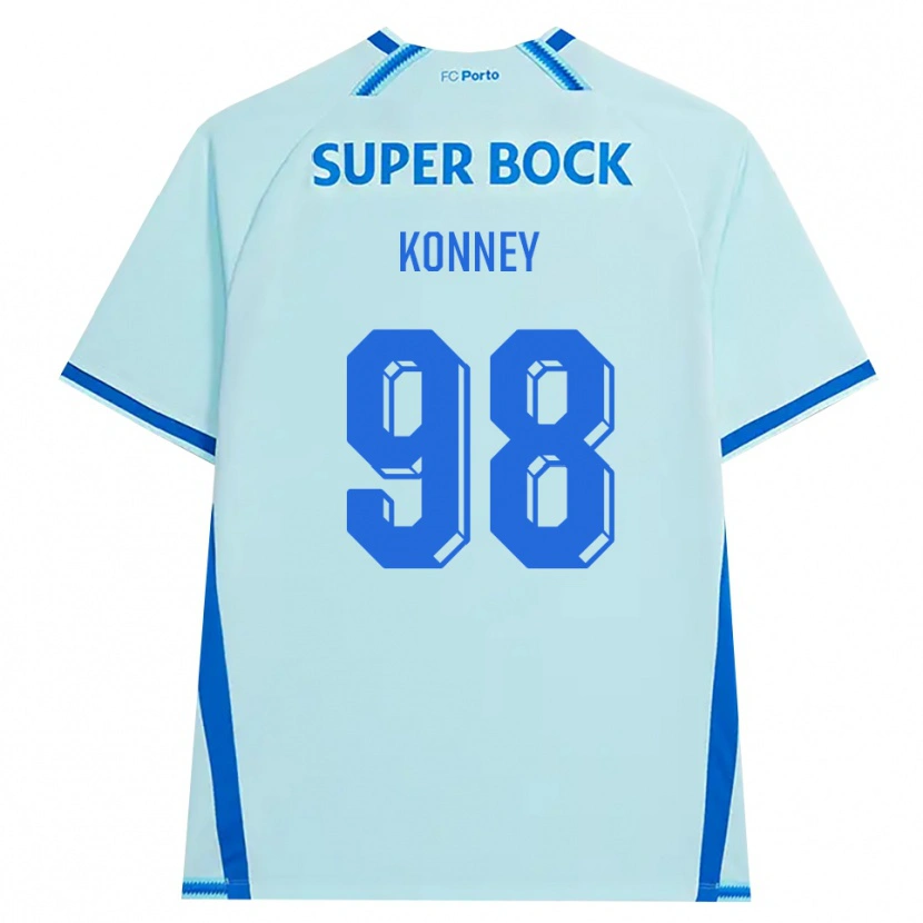 Danxen Kobiety Dennis Konney #98 Jasny Cyjan Niebieski Trzeci Komplet Koszulka 2026/27 Koszulki Klubowe