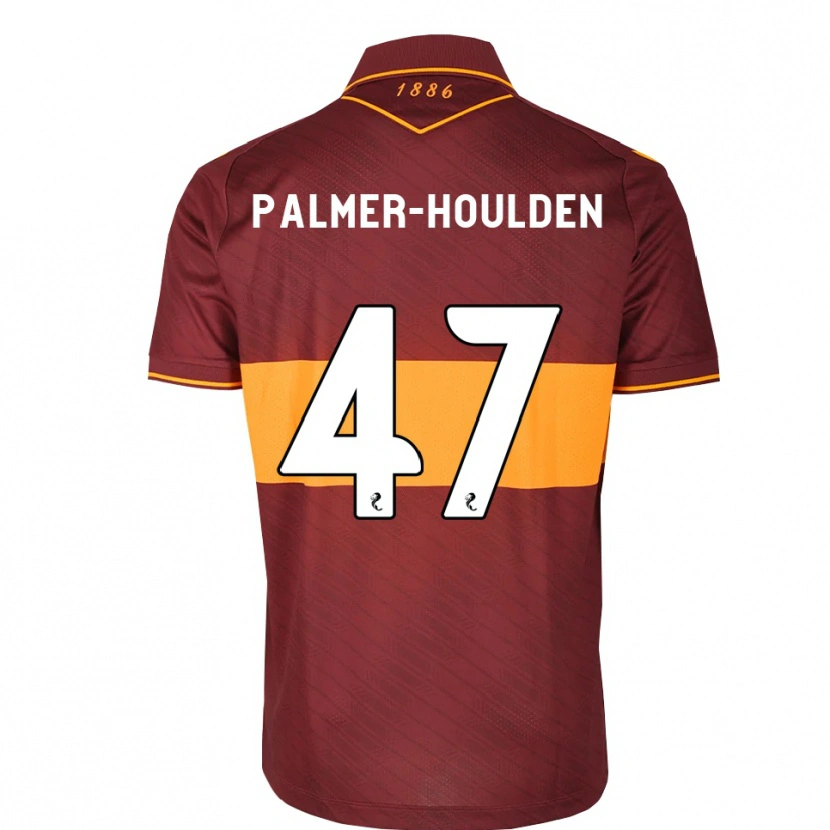 Danxen Kobiety Seb Palmer-Houlden #47 Pomarańczowy Bordowy Wyjazdowa Koszulka 2026/27 Koszulki Klubowe