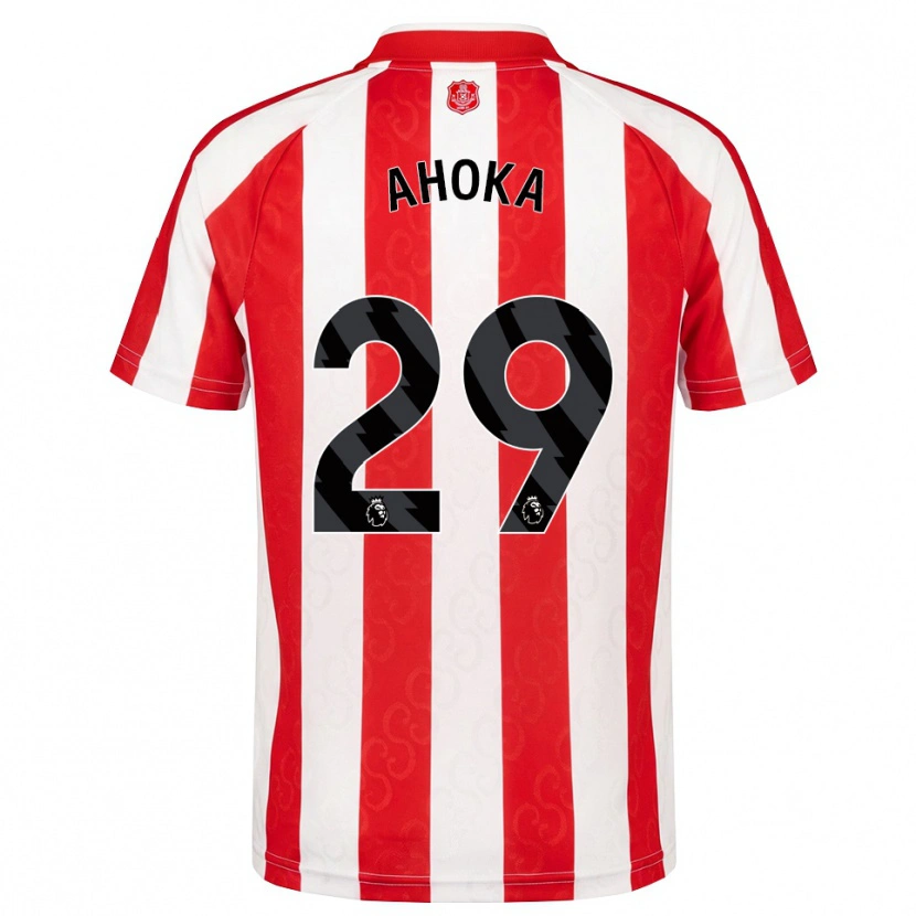 Danxen Dzieci Jules Ahoka #29 Czerwony Biały Czarny Domowa Koszulka 2026/27 Koszulki Klubowe