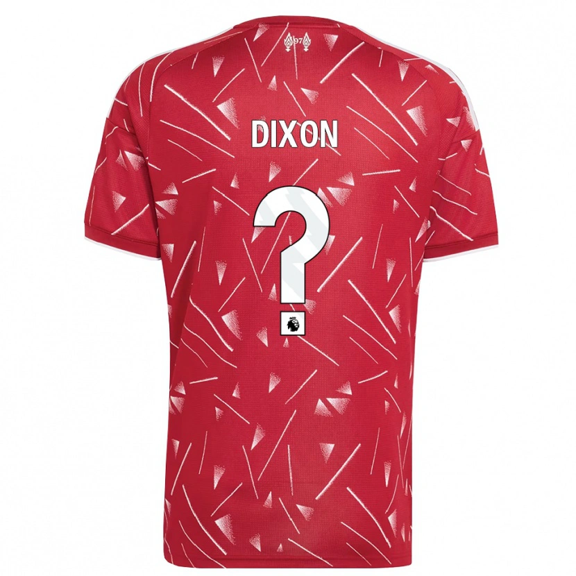 Danxen Dzieci Joseph Dixon #0 Biały Czerwony Domowa Koszulka 2026/27 Koszulki Klubowe