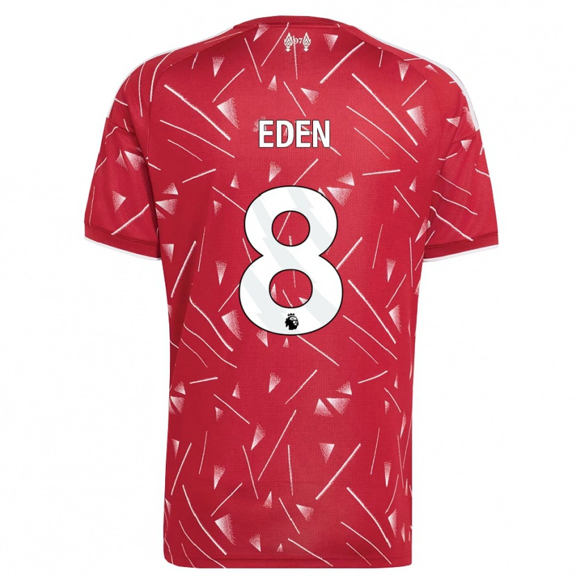 Danxen Dzieci Luca Eden #8 Biały Czerwony Domowa Koszulka 2026/27 Koszulki Klubowe