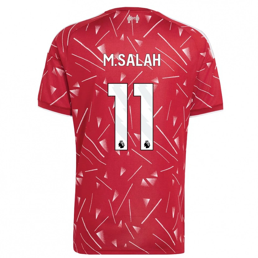 Danxen Dzieci Mohamed Salah #11 Biały Czerwony Domowa Koszulka 2026/27 Koszulki Klubowe