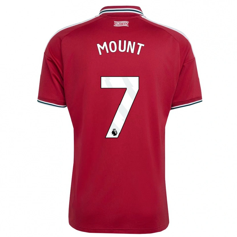 Danxen Dzieci Mason Mount #7 Czerwony Żółty Biały Domowa Koszulka 2026/27 Koszulki Klubowe