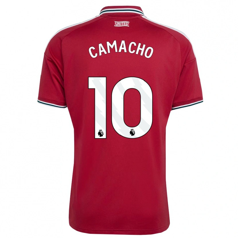 Danxen Dzieci Jaume Camacho #10 Czerwony Żółty Biały Domowa Koszulka 2026/27 Koszulki Klubowe