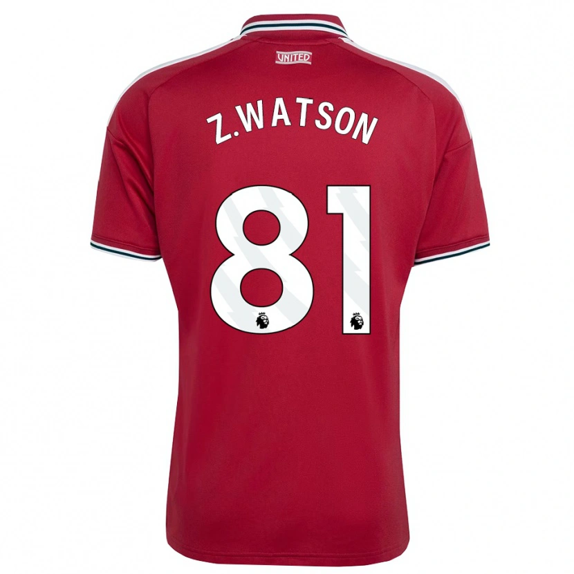 Danxen Dzieci Zac Watson #81 Czerwony Żółty Biały Domowa Koszulka 2026/27 Koszulki Klubowe