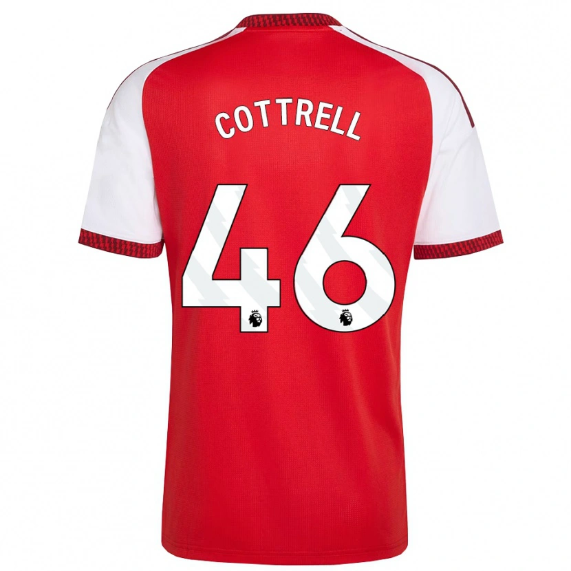Danxen Dzieci Ben Cottrell #46 Czerwony Biały Czarny Domowa Koszulka 2026/27 Koszulki Klubowe