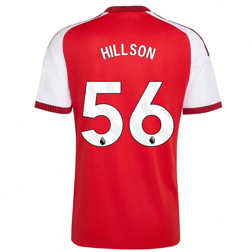 Danxen Dzieci James Hillson #56 Czerwony Biały Czarny Domowa Koszulka 2026/27 Koszulki Klubowe