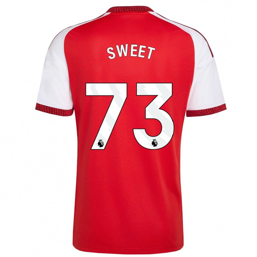 Danxen Dzieci James Sweet #73 Czerwony Biały Czarny Domowa Koszulka 2026/27 Koszulki Klubowe