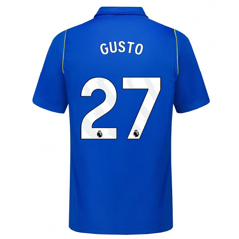 Danxen Dzieci Malo Gusto #27 Niebieski Żółty Domowa Koszulka 2026/27 Koszulki Klubowe
