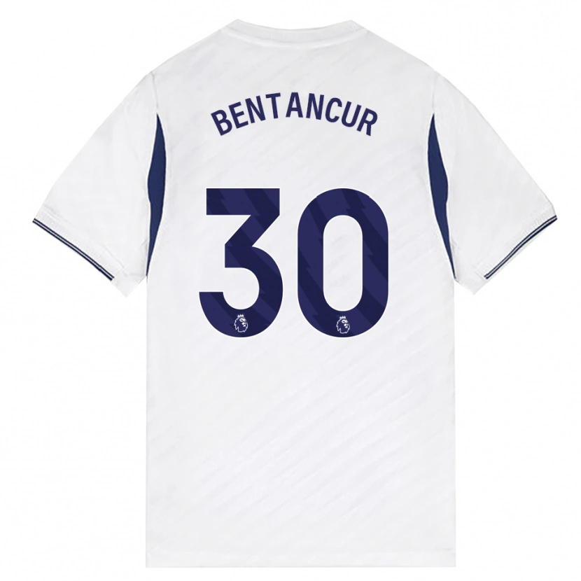 Danxen Dzieci Rodrigo Bentancur #30 Biały Czerwony Fioletowy Domowa Koszulka 2026/27 Koszulki Klubowe