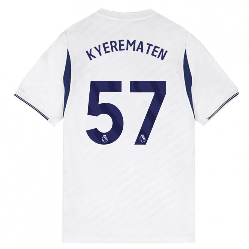 Danxen Dzieci Rio Kyerematen #57 Biały Czerwony Fioletowy Domowa Koszulka 2026/27 Koszulki Klubowe