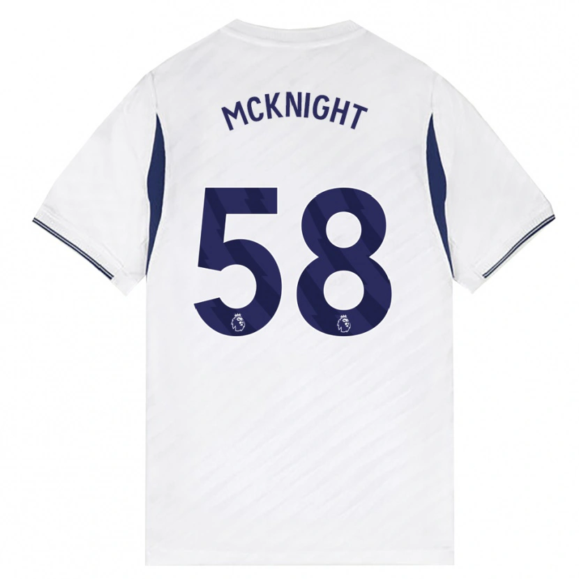 Danxen Dzieci Maxwell Mcknight #58 Biały Czerwony Fioletowy Domowa Koszulka 2026/27 Koszulki Klubowe