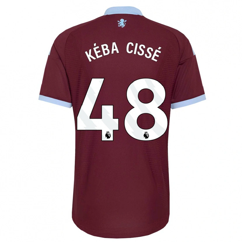 Danxen Dzieci Modou Kéba Cissé #48 Niebieski Chaber Bordowy Domowa Koszulka 2026/27 Koszulki Klubowe