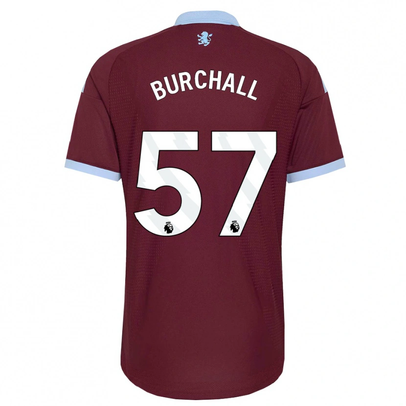 Danxen Dzieci Ajani Burchall #57 Niebieski Chaber Bordowy Domowa Koszulka 2026/27 Koszulki Klubowe