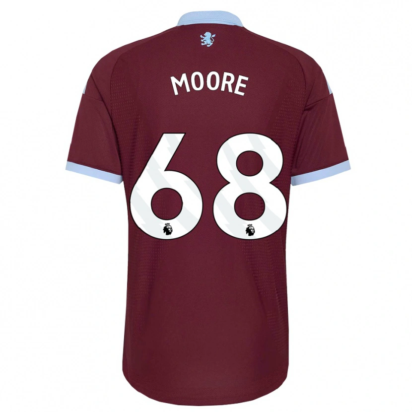 Danxen Dzieci Kobei Moore #68 Niebieski Chaber Bordowy Domowa Koszulka 2026/27 Koszulki Klubowe