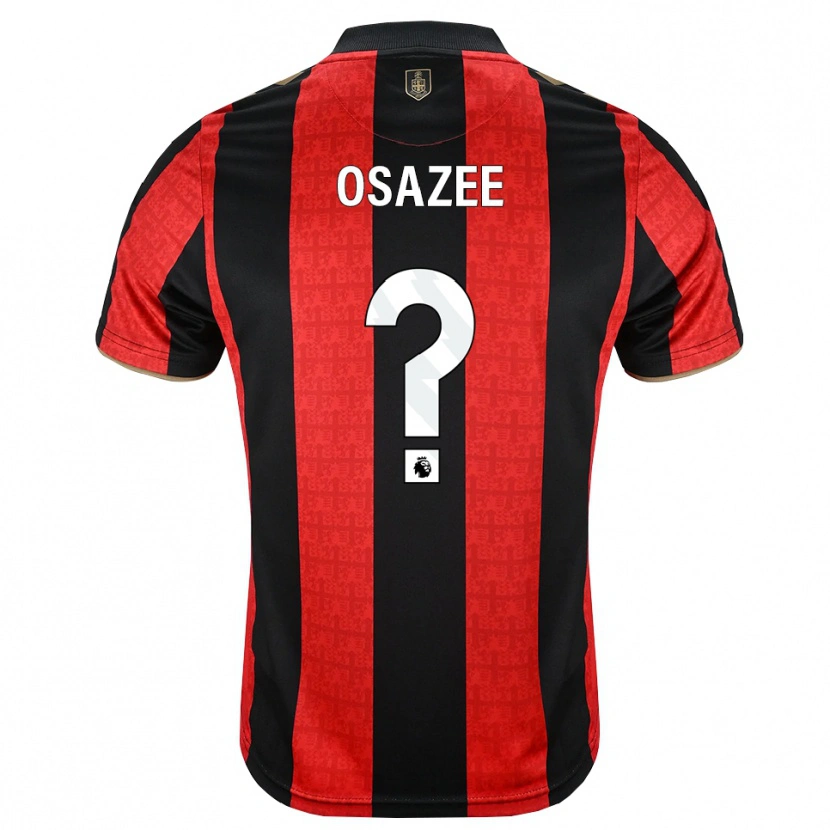 Danxen Dzieci Nefeye Osazee #0 Złoty Czerwony Czarny Domowa Koszulka 2026/27 Koszulki Klubowe