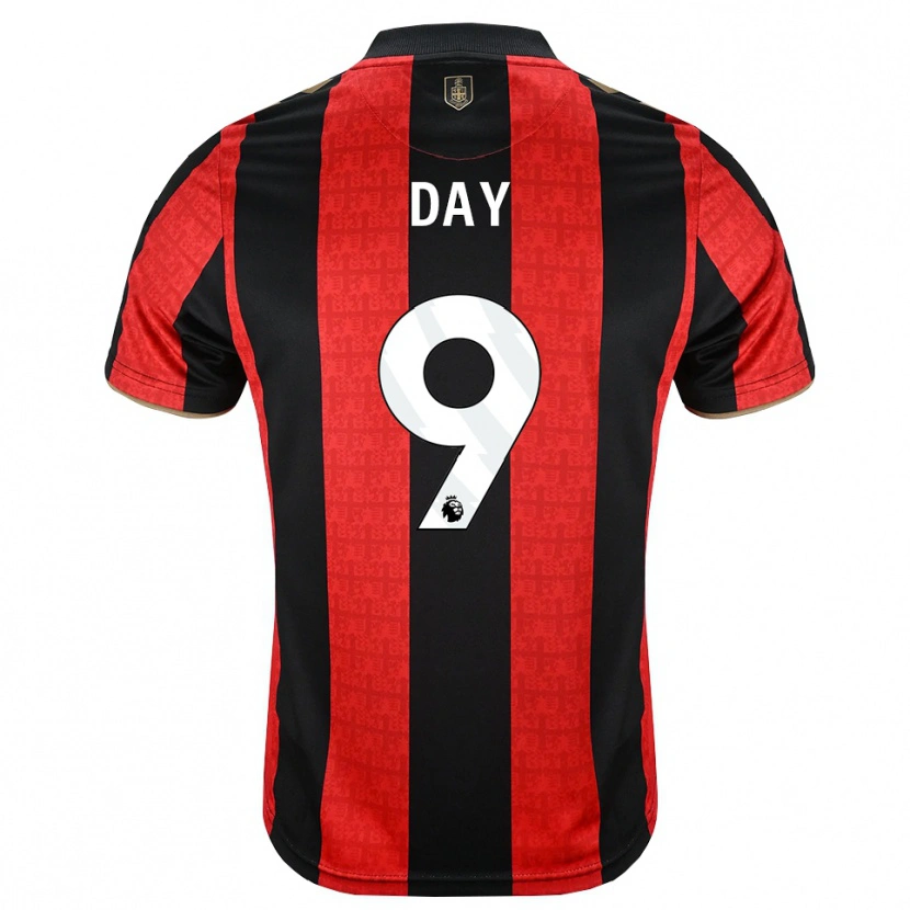 Danxen Dzieci Jonny Day #9 Złoty Czerwony Czarny Domowa Koszulka 2026/27 Koszulki Klubowe