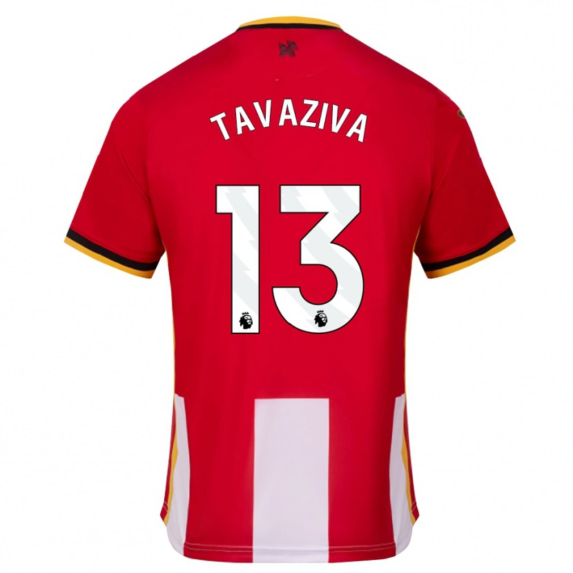 Danxen Dzieci Marley Tavaziva #13 Żółty Czarny Czerwony Domowa Koszulka 2026/27 Koszulki Klubowe