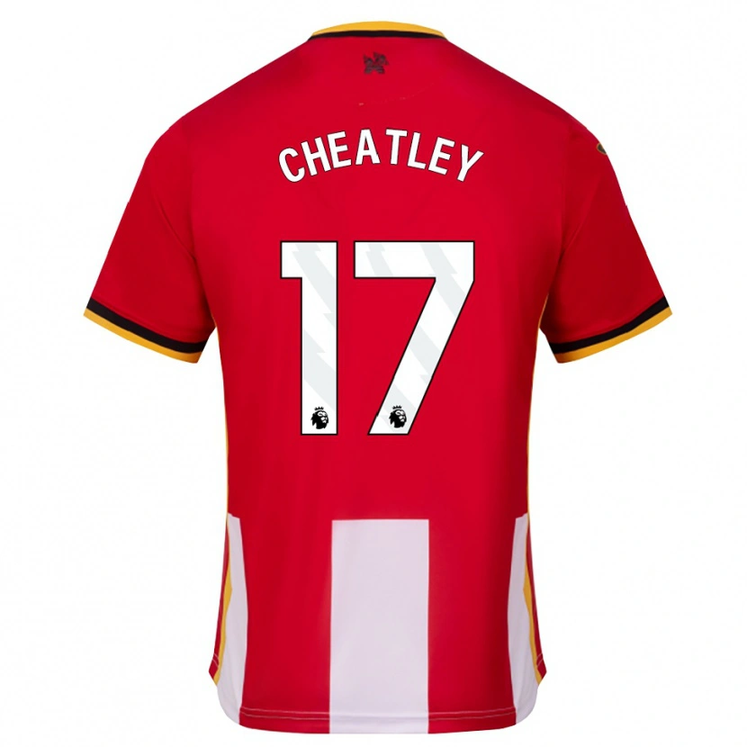 Danxen Dzieci Ashley Cheatley #17 Żółty Czarny Czerwony Domowa Koszulka 2026/27 Koszulki Klubowe