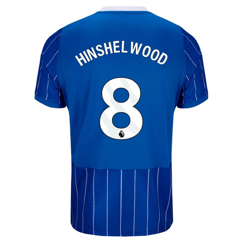 Danxen Dzieci Jack Hinshelwood #8 Średni Niebieski Biały Domowa Koszulka 2026/27 Koszulki Klubowe