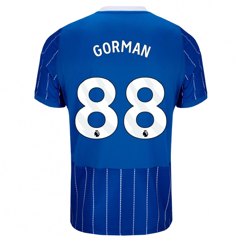 Danxen Dzieci Ronnie Gorman #88 Średni Niebieski Biały Domowa Koszulka 2026/27 Koszulki Klubowe