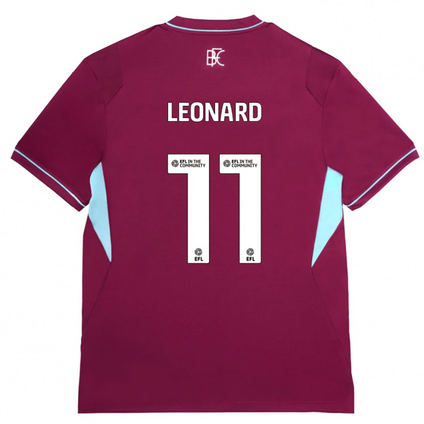 Danxen Dzieci Tambwe Leonard #11 Bordowy Zielony Domowa Koszulka 2026/27 Koszulki Klubowe