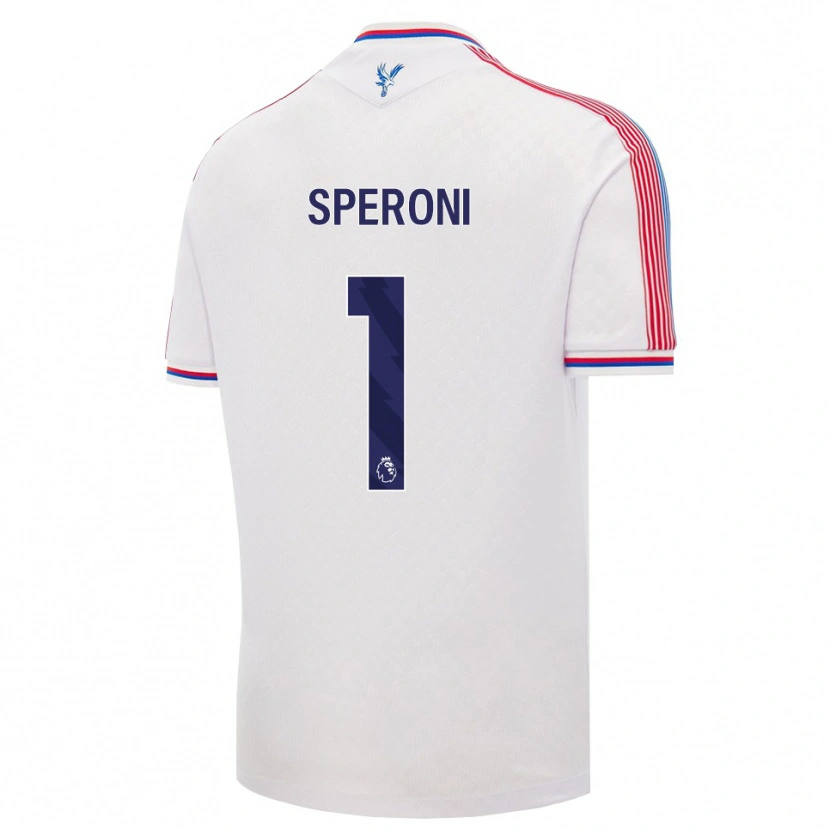 Danxen Dzieci Thiago Speroni #1 Biały Czerwony Niebieski Domowa Koszulka 2026/27 Koszulki Klubowe