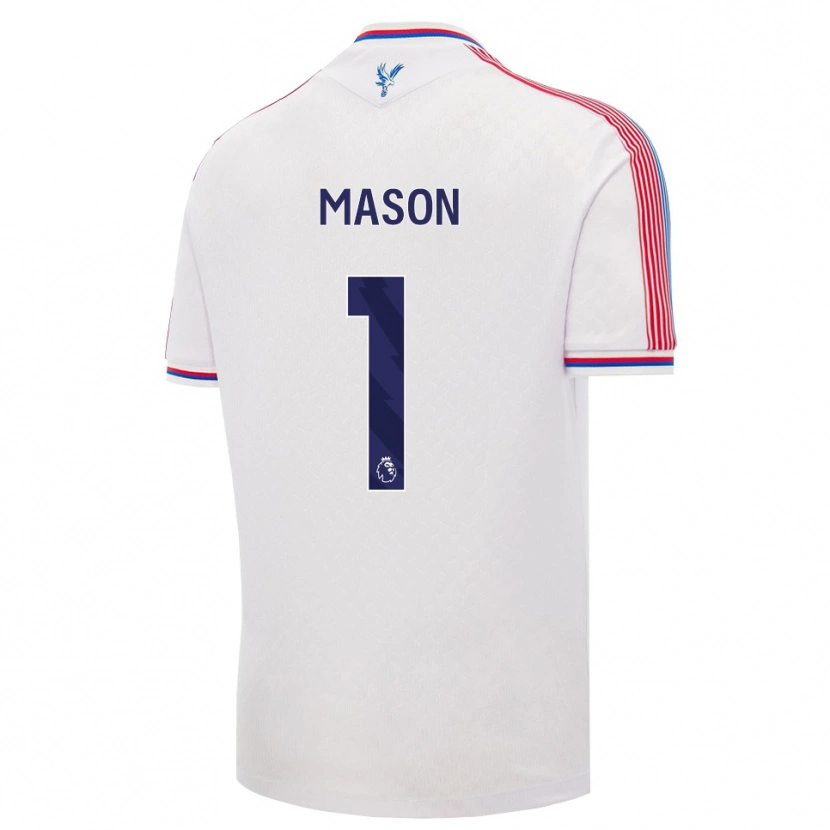 Danxen Dzieci Jack Mason #1 Biały Czerwony Niebieski Domowa Koszulka 2026/27 Koszulki Klubowe