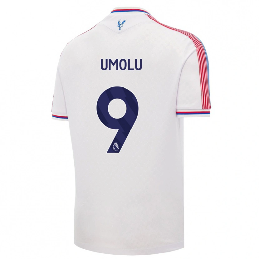 Danxen Dzieci Jemiah Umolu #9 Biały Czerwony Niebieski Domowa Koszulka 2026/27 Koszulki Klubowe