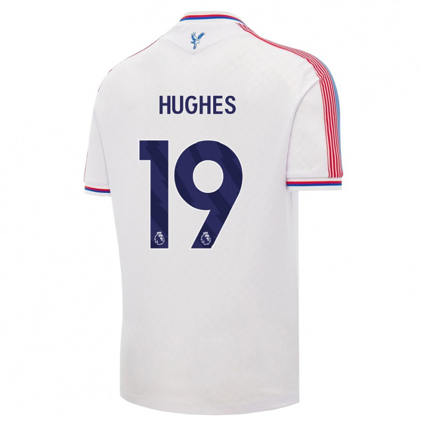 Danxen Dzieci Will Hughes #19 Biały Czerwony Niebieski Domowa Koszulka 2026/27 Koszulki Klubowe