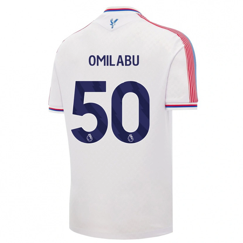 Danxen Dzieci David Omilabu #50 Biały Czerwony Niebieski Domowa Koszulka 2026/27 Koszulki Klubowe