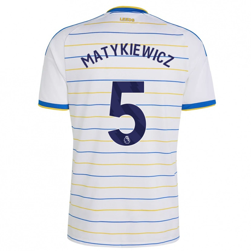 Danxen Dzieci Luke Matykiewicz #5 Czerwony Żółty Niebieski Domowa Koszulka 2026/27 Koszulki Klubowe
