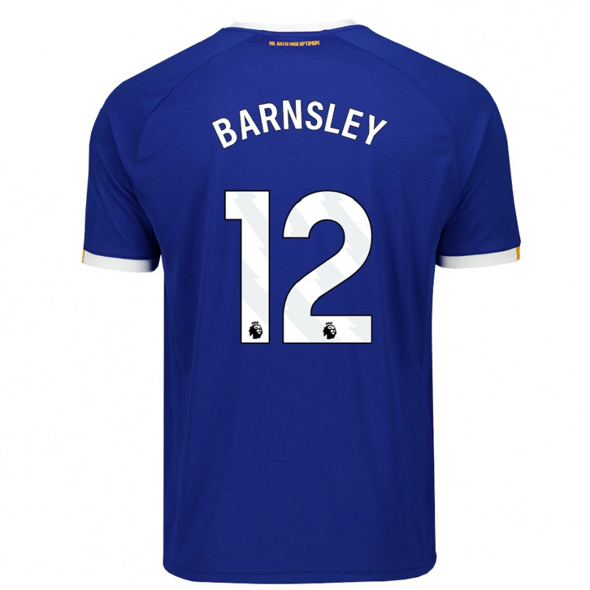 Danxen Dzieci Fraser Barnsley #12 Niebieski Biały Żółty Domowa Koszulka 2026/27 Koszulki Klubowe
