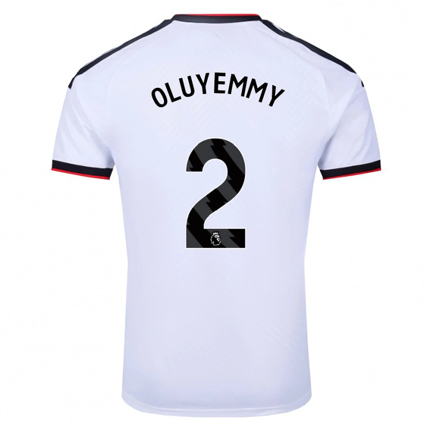 Danxen Dzieci Benjamin Oluyemmy #2 Biały Czarny Czerwony Domowa Koszulka 2026/27 Koszulki Klubowe