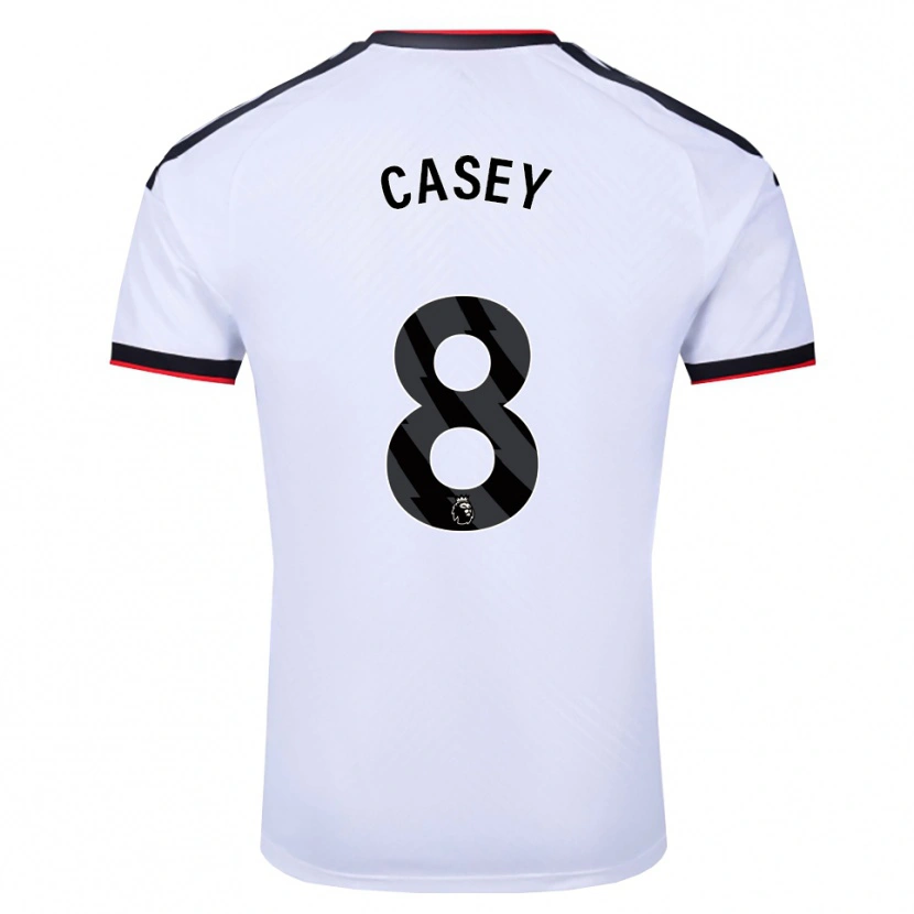 Danxen Dzieci Dan Casey #8 Biały Czarny Czerwony Domowa Koszulka 2026/27 Koszulki Klubowe