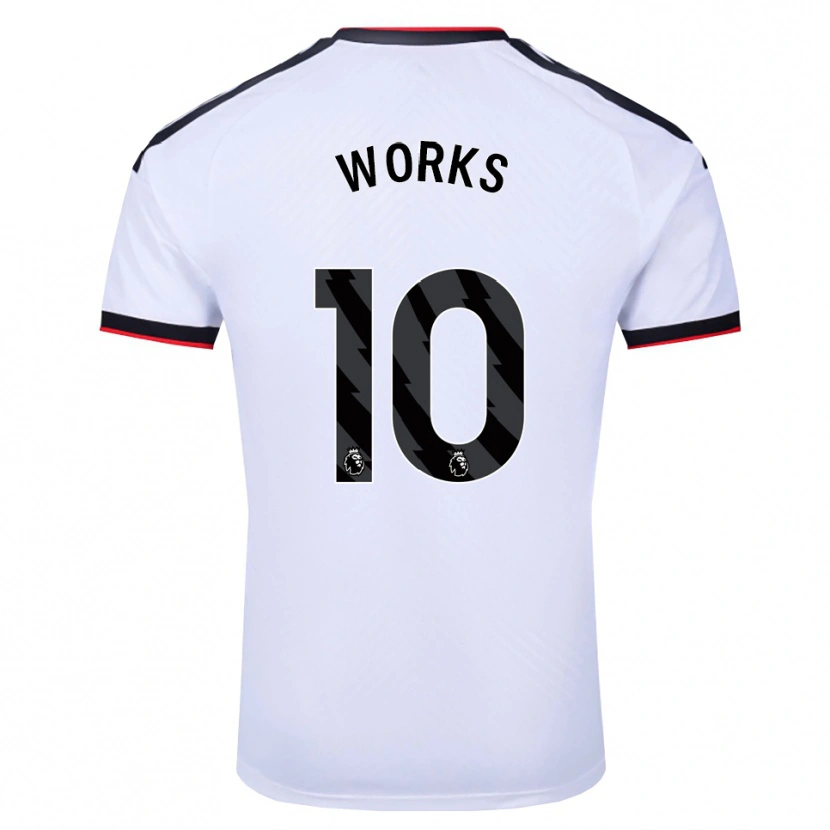 Danxen Dzieci Terrell Works #10 Biały Czarny Czerwony Domowa Koszulka 2026/27 Koszulki Klubowe